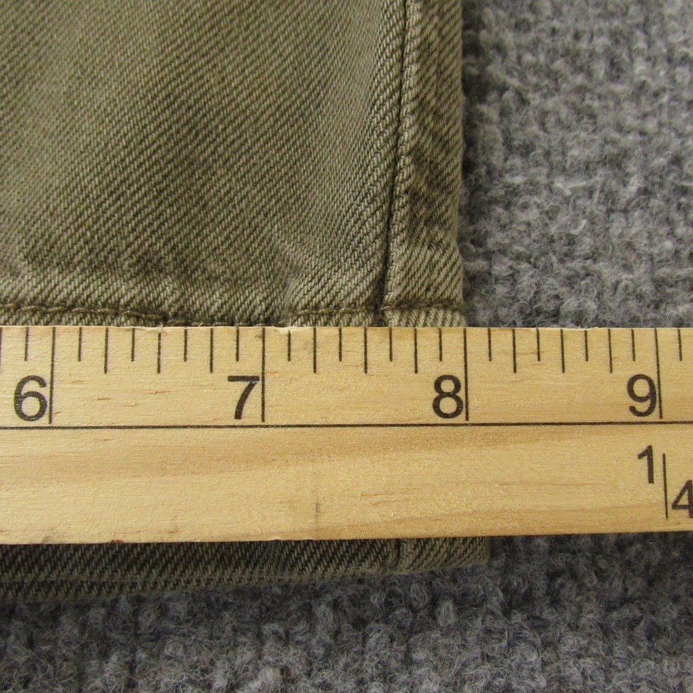 Abercrombie Fitch Jeans Mens 36x32 Green Loose Lightweight Y2K Casual Streetwear - Picture 8 of 10